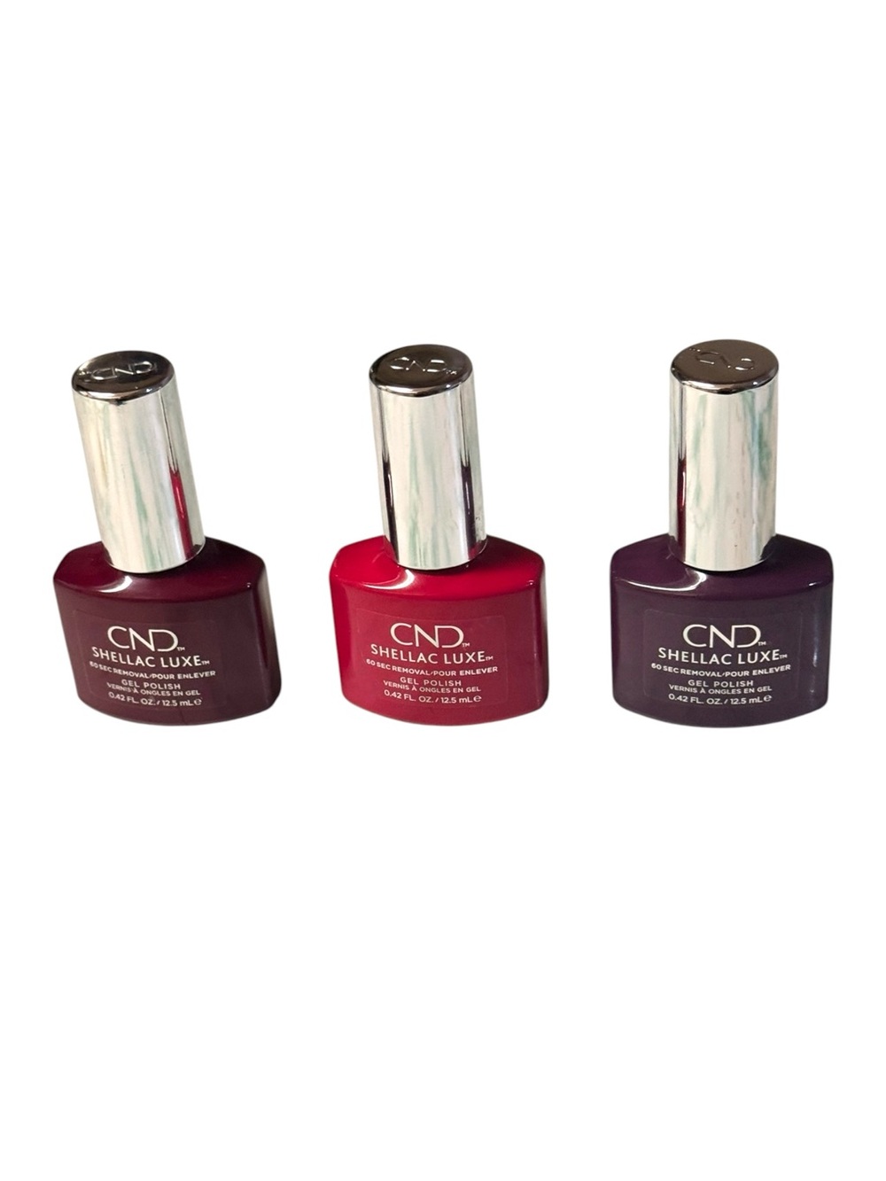CND 3 Pc Shellac Luxe UV/LED Gel Polish - Tinted Love Femme Fatale Rock Royalty